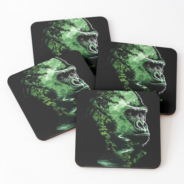 Item preview, Gorilla Guardian of the Green Jungle designed and sold by KinoDesign.
