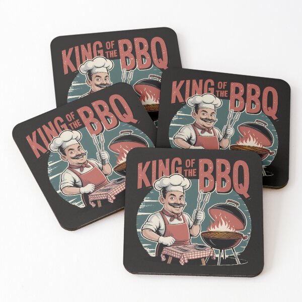 Item preview, King of the BBQ – Backyard Chef Gift designed and sold by MiSuPa Studio.