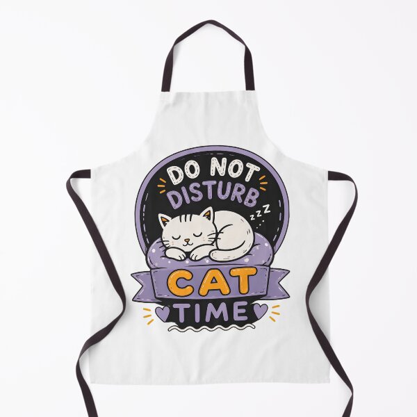 Item preview, Do Not Disturb Sleeping Cat Time Funny Cute Illustration designed and sold by OlyvieArt.