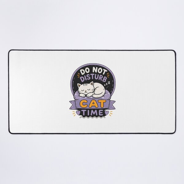 Item preview, Do Not Disturb Sleeping Cat Time Funny Cute Illustration designed and sold by OlyvieArt.