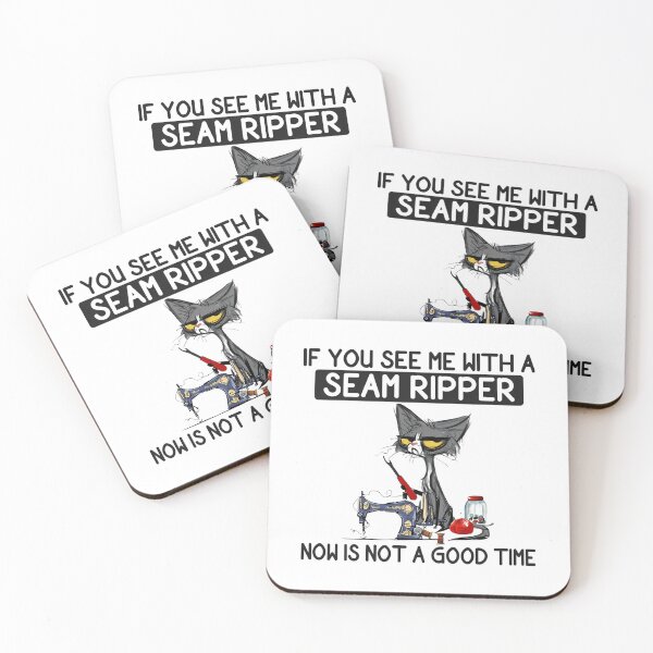 Item preview, If You See Me With A Seam Ripper designed and sold by junglegreenb.