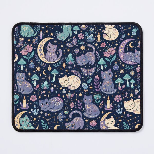 Item preview, Enchanted Moonlight Cats designed and sold by Iampoji.