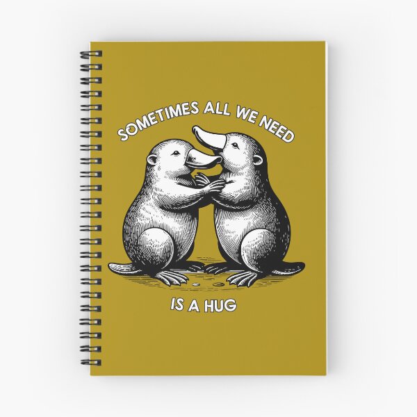 Item preview, Cute Platypus Hug – All We Need Is A Hug designed and sold by Litely.