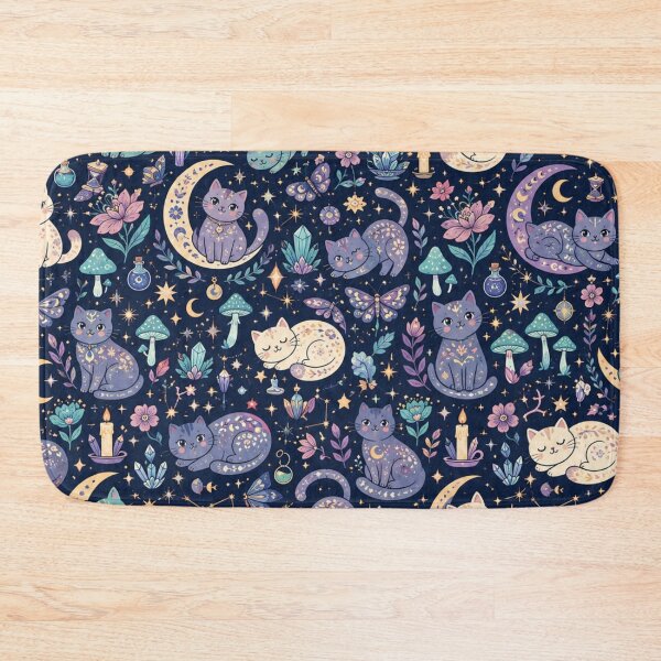 Item preview, Enchanted Moonlight Cats designed and sold by Iampoji.