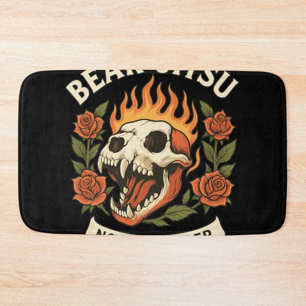 Item preview, Bear-Jitsu No Surrender Martial Arts Skull designed and sold by VadaDickinson.