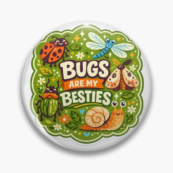 Item preview, Bugs Are My Besties Cute Insect Lover Garden Nature Art Design designed and sold by inkoutninja.