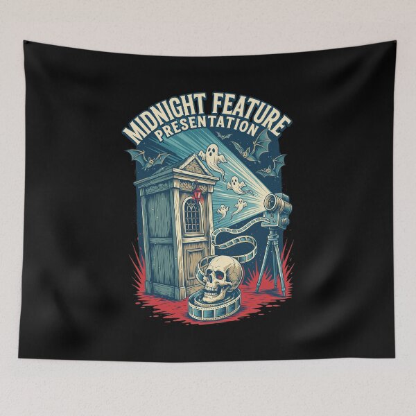 Item preview, Midnight Feature Presentation Spooky Film  designed and sold by DoloresegmanD.