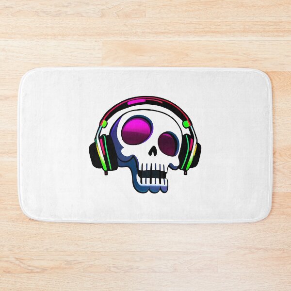 Item preview, Funny Dj Skull With Headphones designed and sold by azoandray.