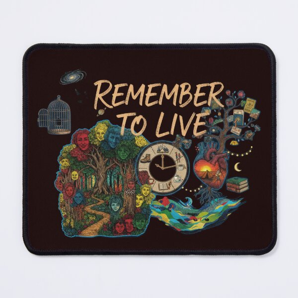 Item preview, REMEMBER TO LIVE designed and sold by SkrabinhoArt.