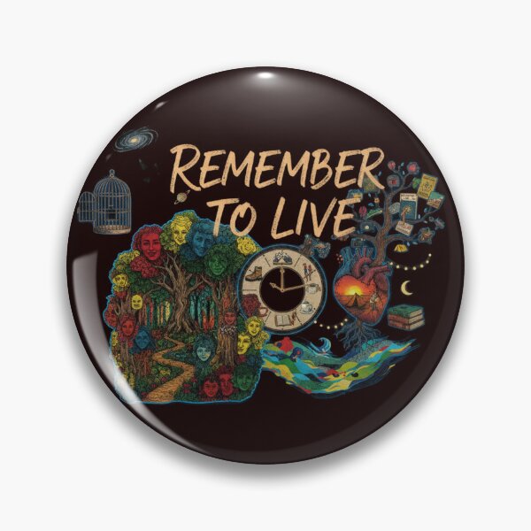 Item preview, REMEMBER TO LIVE designed and sold by SkrabinhoArt.