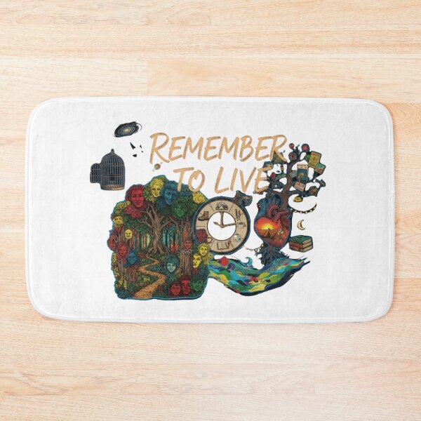 Item preview, REMEMBER TO LIVE designed and sold by SkrabinhoArt.
