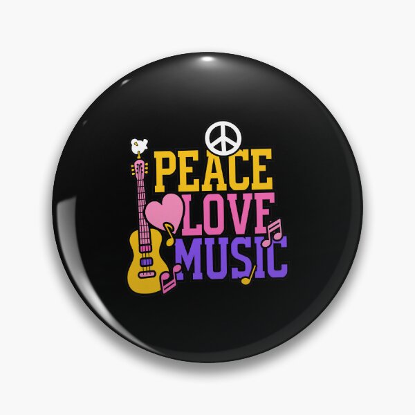 Item preview, Peace Love Music Groovy  Style  designed and sold by DoloresegmanD.