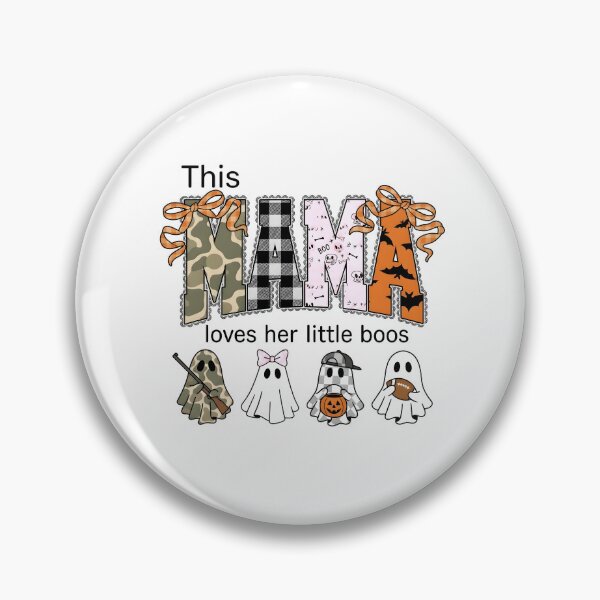Item preview, Mama Loves Her Little Boos Halloween Ghost designed and sold by KroghDs.
