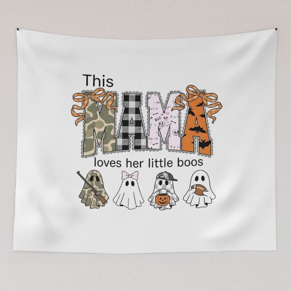 Item preview, Mama Loves Her Little Boos Halloween Ghost designed and sold by KroghDs.