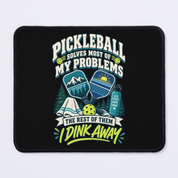 Item preview, Pickleball Solves Most of My Problems Funny Dink Player designed and sold by Ridaelb.