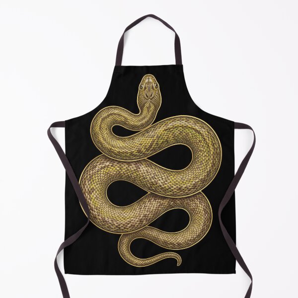 Item preview, Inland Taipan Coiled Serpent: Australian Wildlife Illustration designed and sold by FreiherrPK.