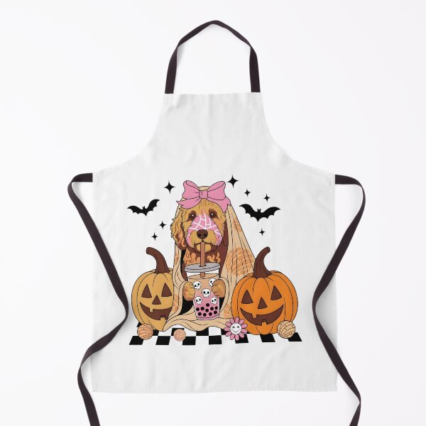 Item preview, Halloween Dog Ghost Cute Goldendoodle Fall designed and sold by KroghDs.