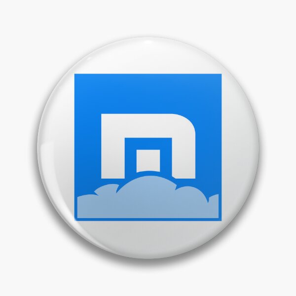 Item preview, Blue Browser Application Logo Icon on White Background designed and sold by LuislpArt.