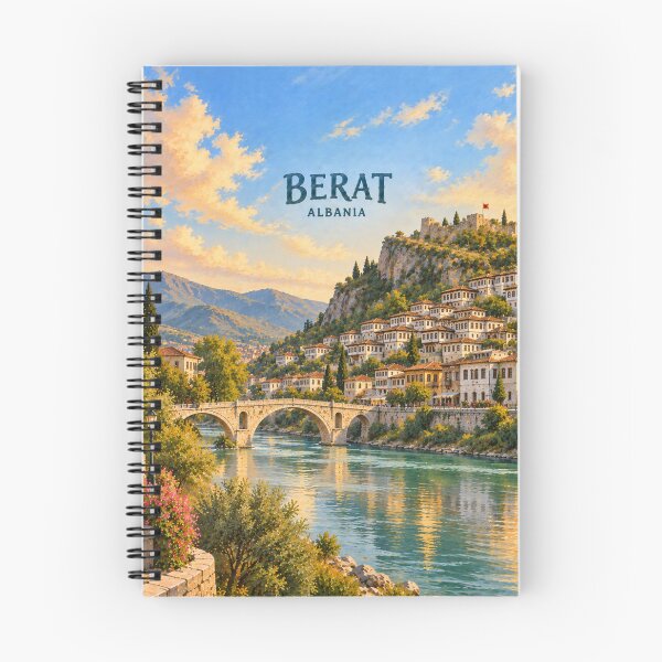 Item preview, Berat Painterly Albanian City Impression designed and sold by MichaeIRellov.
