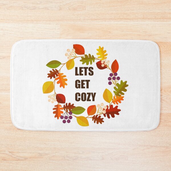 Item preview, Lets Get Cozy - Autumn Floral Leaves Wreath designed and sold by NAMASTHE WORLD.