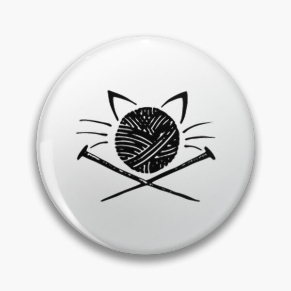Item preview, Knit Cat Symbol designed and sold by junglegreenb.