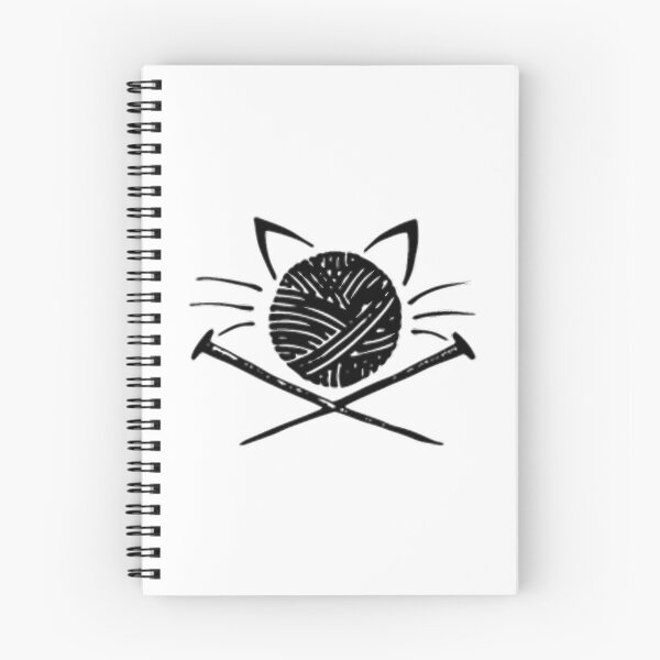 Item preview, Knit Cat Symbol designed and sold by junglegreenb.