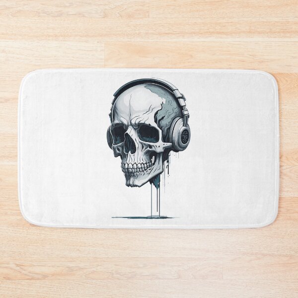 Item preview, Skull Head With Headphone - Skullcandy designed and sold by azoandray.