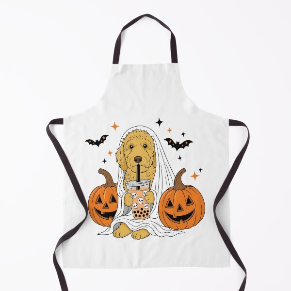Item preview, Halloween Ghost Dog Boba Goldendoodle designed and sold by KroghDs.