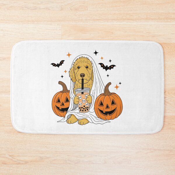 Item preview, Halloween Ghost Dog Boba Goldendoodle designed and sold by KroghDs.