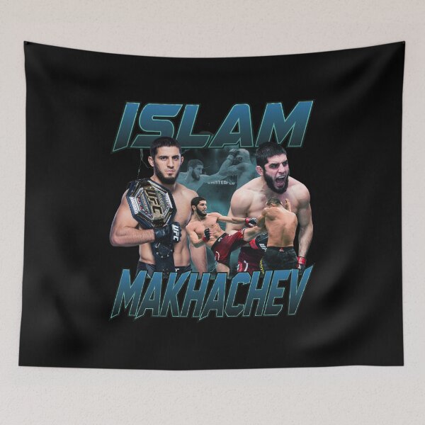 Item preview, Islam Makhachev Vintage Combat Athlete Collage designed and sold by BryanFramidgh.