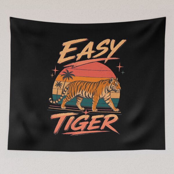 Item preview, Easy Tiger Retro Sunset Vintage Graphic  designed and sold by yJacory19.