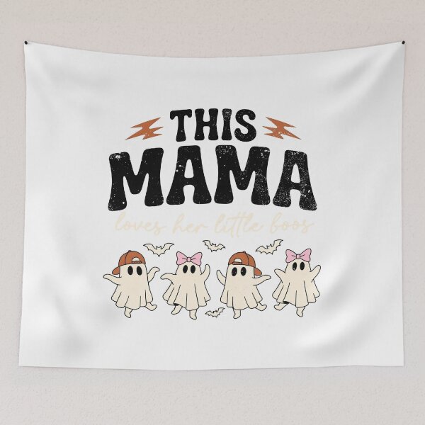 Item preview, Mama Loves Her Little Boos Halloween Ghost designed and sold by KroghDs.