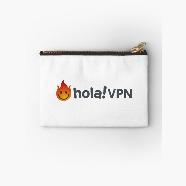 Item preview, Hola VPN Logo with Smiling Fire Icon on Black Background designed and sold by LuislpArt.