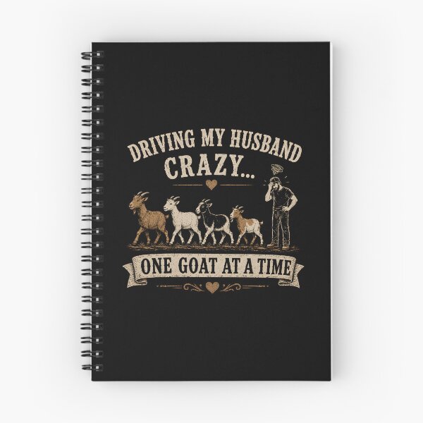Item preview, Driving My Husband Crazy One Goat At A Time  designed and sold by Animavera.