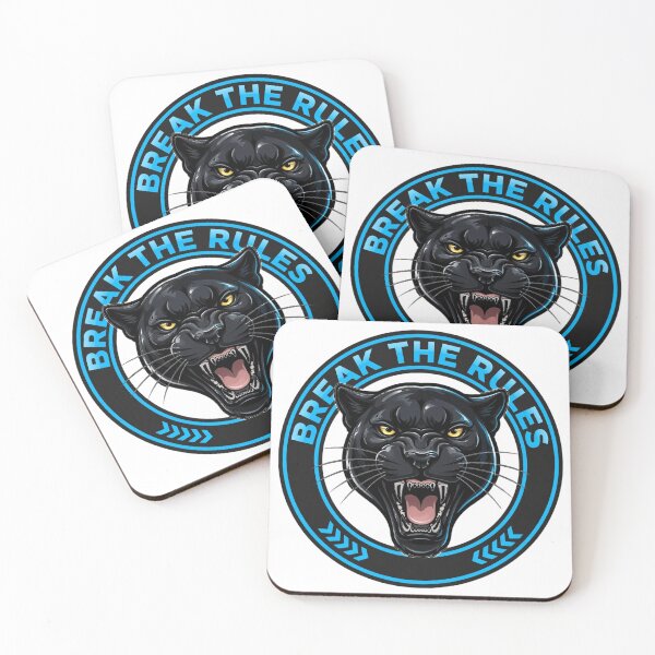 Item preview, Break The Rules Black Panther - Fierce Panther Badge Logo designed and sold by prithvi chand.