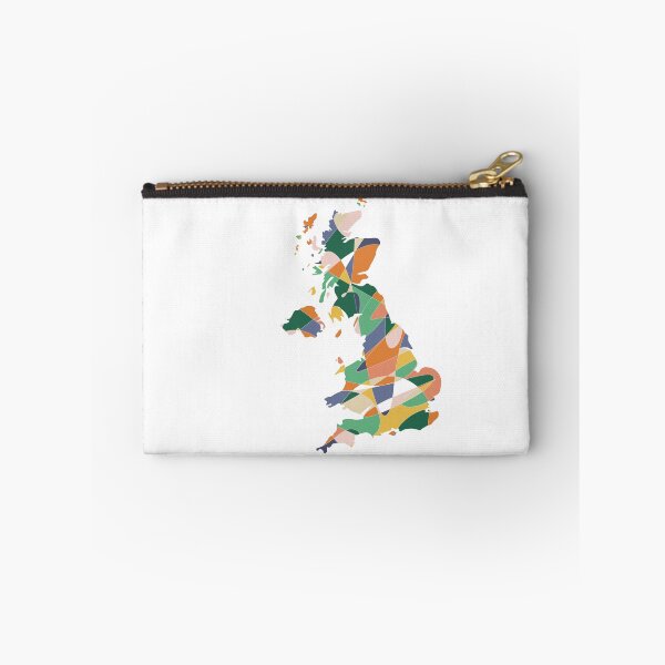Item preview, Multicolour Shard UK Map - Colourful Counties Line Art designed and sold by iampaulmorris.