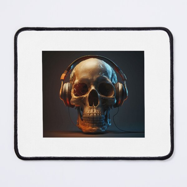 Item preview, Skull With Headphones designed and sold by azoandray.