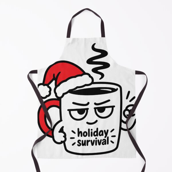 Item preview, Holiday Survival Coffee Mug in Santa Hat designed and sold by Alphakenon.
