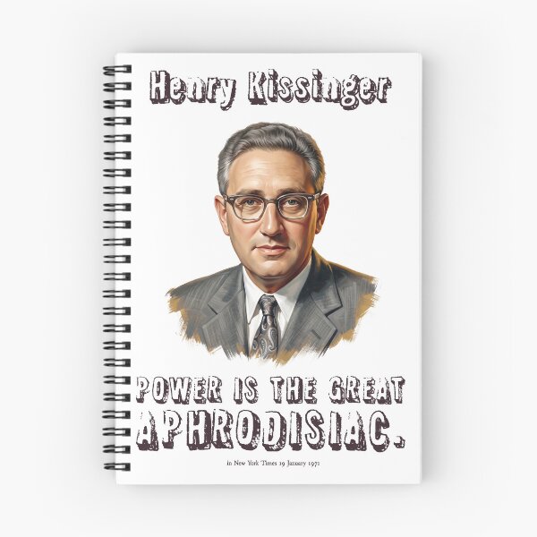 Item preview, Henry Kissinger Aphrodisiac Quote Portrait: Vintage Cold War Realpolitik Art designed and sold by FreiherrPK.