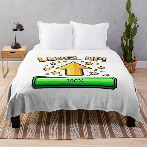 Item preview, Retro Pixel Art Level Up Gamer Design designed and sold by Qavex Design Co..