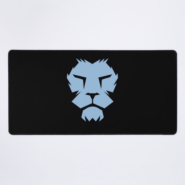 Item preview, Claret And Blue Lion Face designed and sold by claesvfsalachy.