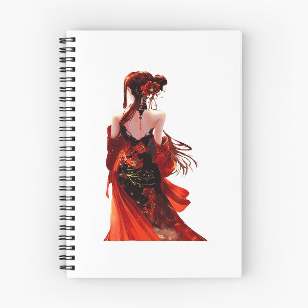 Item preview, Elegant Anime Lady Floral Gown Art  designed and sold by KyonnaMakle.