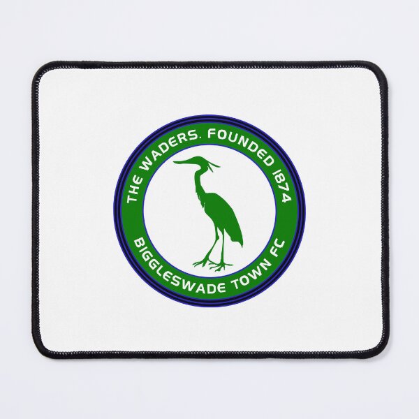 Item preview, Biggleswade Town FC Crest - The Waders Football Club Badge with Heron designed and sold by CristinaMK.