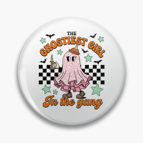 Item preview, Ghostiest Girl In The Gang Pink Halloween designed and sold by KroghDs.