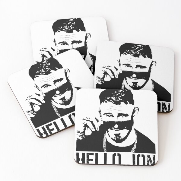 Item preview, Hello Jon Heavyweight Rivalry Combat Art designed and sold by BryanFramidgh.