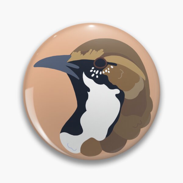 Item preview, CBS Sticker - Cinnamon Quail-Thrush designed and sold by ClumsyPillbug.
