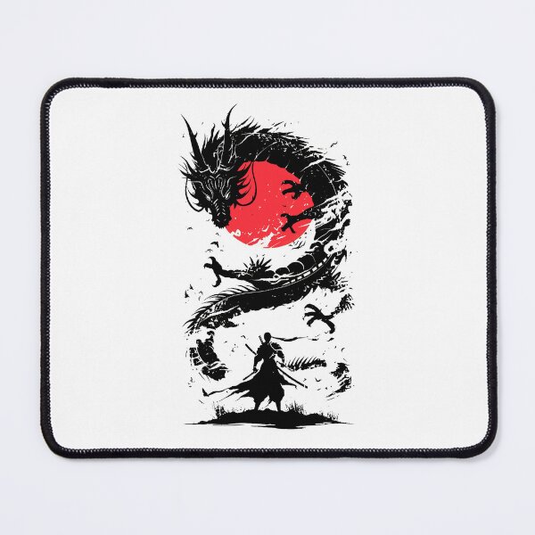 Item preview, Epic Warrior Dragon Japanese Style Art designed and sold by IlanaLoudin.