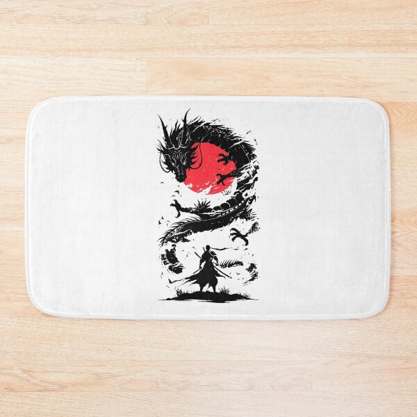 Item preview, Epic Warrior Dragon Japanese Style Art designed and sold by IlanaLoudin.
