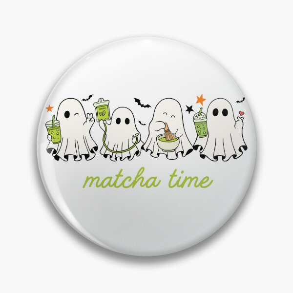 Item preview, Matcha Time Funny Ghost Halloween designed and sold by thebest-2studio.