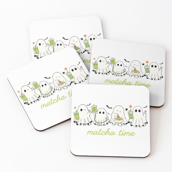 Item preview, Matcha Time Funny Ghost Halloween designed and sold by thebest-2studio.